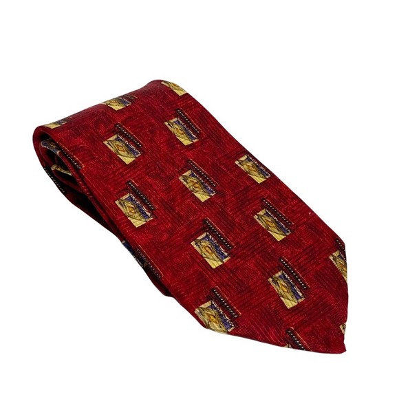 Robert Talbott Other - ❌Clearance Robert Talbott Nordstrom Best of Class Silk Burgundy Geometric Tie